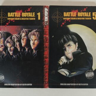 Battle Royale Manga Vol 1 & 5 English Tokyo Pop Authentic