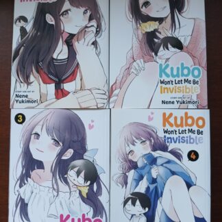 Kubo Won't Let Me Be Invisible English Manga Volumes 1 2 3 4 1-4 lot