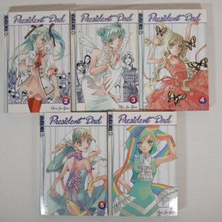 President Dad Volumes 2, 3, 4, 5, 7 Manga Graphic Novels, Lot of 5