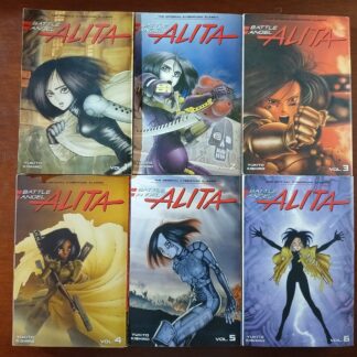 Battle Angel Alita Manga Complete Series Vol 1-6, Authentic Kodansha Comics