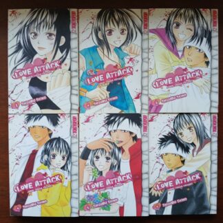 Love Attack 1-6 Manga Comedy Romance English Tokyopop Authentic Manga Lot