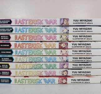 The Asterisk War Light Novel Vol 1-2, 5-9, 15-16 English Authentic Yuu Miyazaki