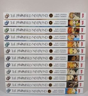 Promised Neverland Manga Vol 1-12 Authentic English Shonen Jump Kaiu Shirai Viz