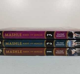 Mashle Magic and Muscles Manga Vol 1-3 English Authentic Hajime Komoto Shonen