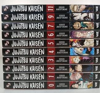 Jujutsu Kaisen Manga Volumes 0-7, 9, 11 Gege Akutami Authentic Shonen Jump