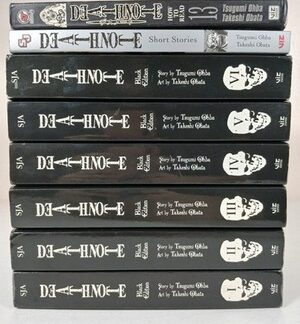 Death Note Manga Black Edition 1-12 + Vol 13 and Short Stories Shonen Jump Ohba