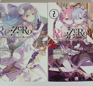 Re:Zero Starting Life in Another World Light Novel Vol 1-2 Otsuka Nagatsuki