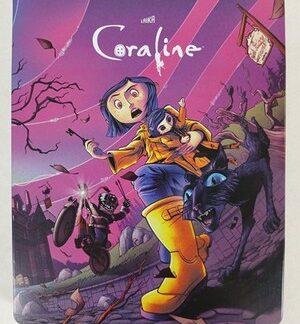 Coraline 4K Steelbook 4K UHD+Blu-Ray Shout Factory Laika Limited Edition