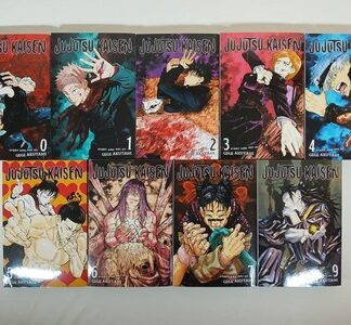 Jujutsu Kaisen Manga Volumes 0-7, 9 by Gege Akutami Authentic Shonen Jump
