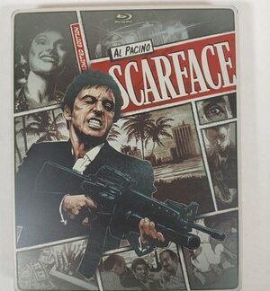 Scarface (Blu-ray & DVD, 1983 Film) Steelbook Release, Al Pacino