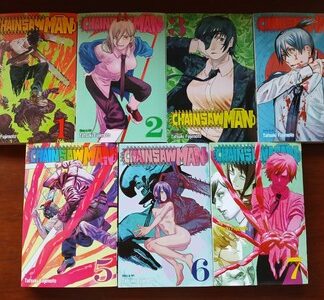 Chainsaw Man Manga Set Vol 1-7 English (VIZ) Paperback Lot 1 2 3 4 5 6 7