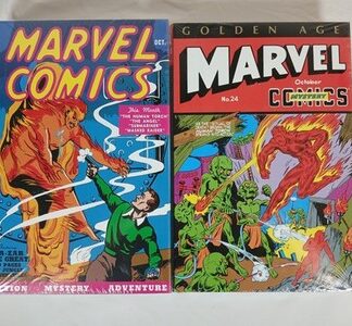 Golden Age Marvel Comics Omnibus Vol 1 + 2 Hardcover Variant Cover #2