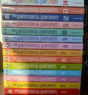 The Quintessential Quintuplets Manga Lot Vol. 1-14 Complete Set