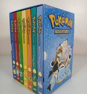 Pokemon Adventures Manga Box Set Vol 1-7 Red & Blue Authentic English Viz