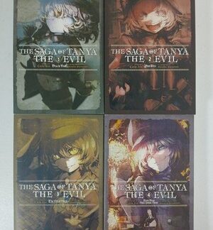 The Saga Of Tanya The Evil Vol 1-4 Light Novels by Carlo Zen English Authentic