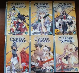 Chronicles of the Cursed Sword Volumes 6-12 Manga Graphic Novels Manga Lot