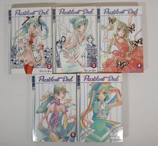 President Dad Volumes 2, 3, 4, 5, 7 Manga Graphic Novels, Lot of 5