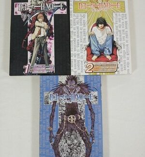 Death Note English Manga Volume Lot Volumes 1-3 Paperback