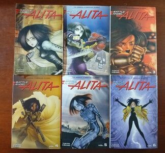 Battle Angel Alita Manga Complete Series Vol 1-6, Authentic Kodansha Comics