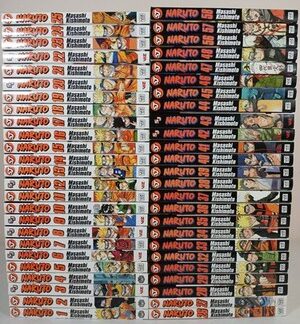 Naruto Manga Lot of 50 Volumes 1-29, 31-48, 56-58 Authentic Shonen Jump