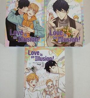 Love Is An Illusion Manga Set Volumes 1-3 English Edition Manhwa BL Yaoi Romance