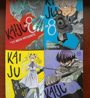Kaiju No. 8 Manga Lot Vol. 1-4 Authentic English Shonen Jump Viz Media