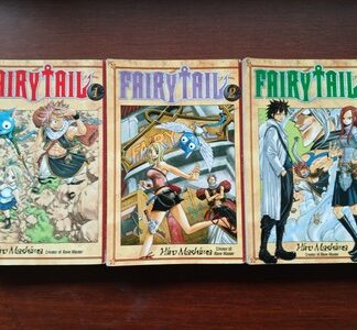 Lot Of 3 Fairytail Manga Volume 1-3 Authentic Kodansha Comics Manga Lot