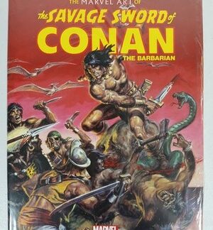The Marvel Art Of The Savage Sword Of Conan The Barbarian Hardcover Book Pop New