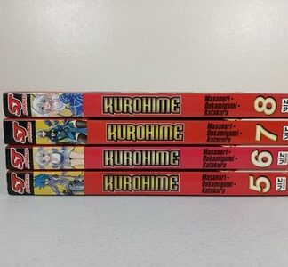Kurohime Manga Vol 5-8 English Authentic Masanori Ookamigumi Katakura Shonen