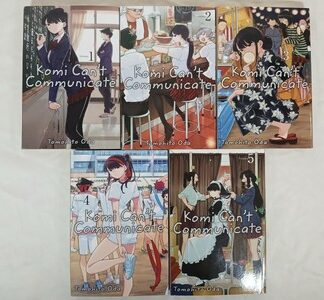 Komi Can't Communicate, Vol. 1-5,  Tomohita Oda-Paperback Cover-ENGLISH