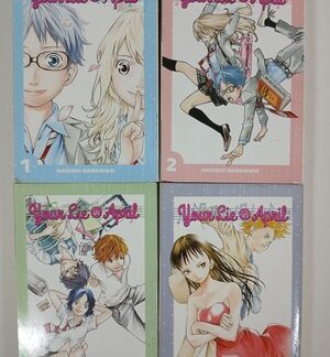 Your Lie in April Manga Vol 1â4 English Set Kodansha Comics Romance Drama