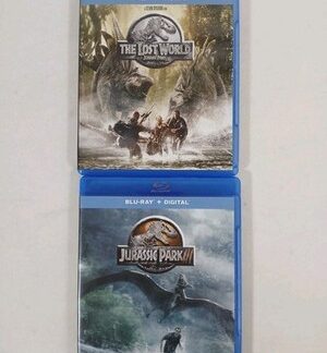 Jurassic Park 1, 2 Blu-ray Movies