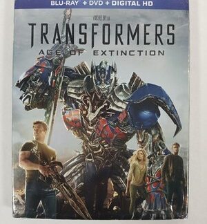 Transformers Age of Extinction Blu-ray + DVD + Digital HD W/ Slipcover