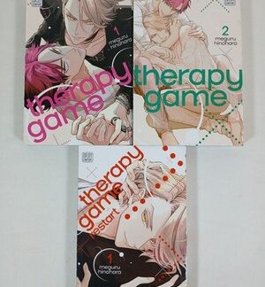 Therapy Game Manga Vol 1-2 & Therapy Game Restart Vol 1 BL Yaoi