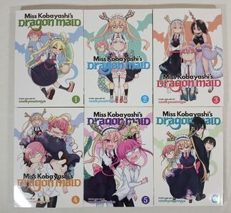 Miss Kobayashiâs Dragon Maid Manga 1-6 paperback set by coolkyousinnjya