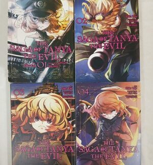 The Saga of Tanya the Evil Manga Volumes 1-4 English Yen Press