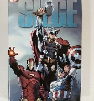 Marvel Siege Hardcover Signed by Bendis, McKone, & Tieri HC Dust Jacket