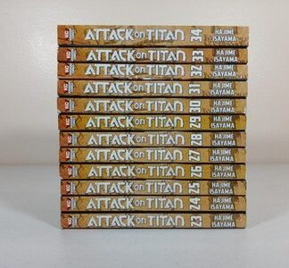 Attack On Titan Manga English Volumes 23-34 Authentic Kodansha Comics AOT