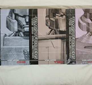 Transformers The IDW Collection Volumes One, Two, and Three Graphic Novels