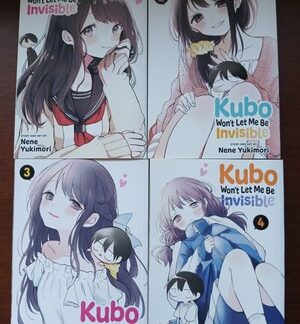Kubo Won't Let Me Be Invisible English Manga Volumes 1 2 3 4 1-4 lot