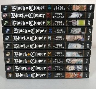 Black Clover Manga Series Vol. 15-20, 24, 28-30 by Yuki Tabata English Version