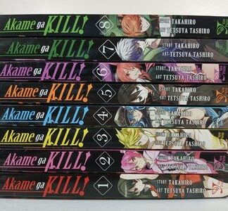 Akame GA Kill Manga Vol 1-8 English Authentic Yen Press Takahiro