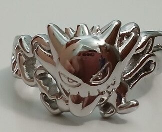 Pokemon Gengar Ring, Fashion Accessory, Pokemon Accessory, Pokemon Ring
