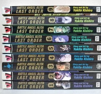 Battle Angel Alita Last Order Manga Vol 1-9 English Yukito Kishiro Vix Media