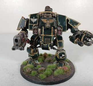 Primaris Redemptor Dreadnought Painted Dark Angels Space Marines Warhammer 40K