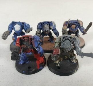 Terminator Squad of 5x Space Marines Ultramarines Warhammer 40K Games Workshop