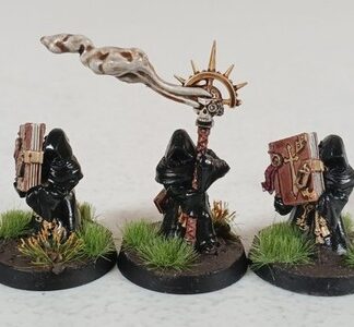 Watchers in the Dark Tokens Squad of 3x Painted Ready Warhammer 40K Dark Angels