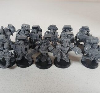 Devastator Squad of 11x Kitbashed With Space Wolves Space Marines Warhammer 40K