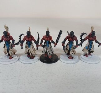 Wracks Squad of 5x Painted Ready Drukhari Dark Eldar Warhammer 40K Games Worksho