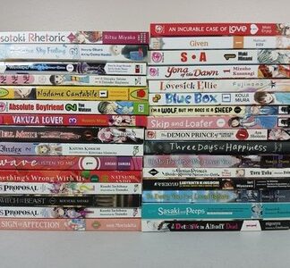 Manga Lot 20 Volumes, 11 Light Novels, Shojo Beat, BL, Lovesick Ellie, Blue Box